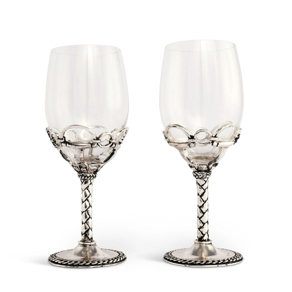 Snaffle Bit Wine Glass