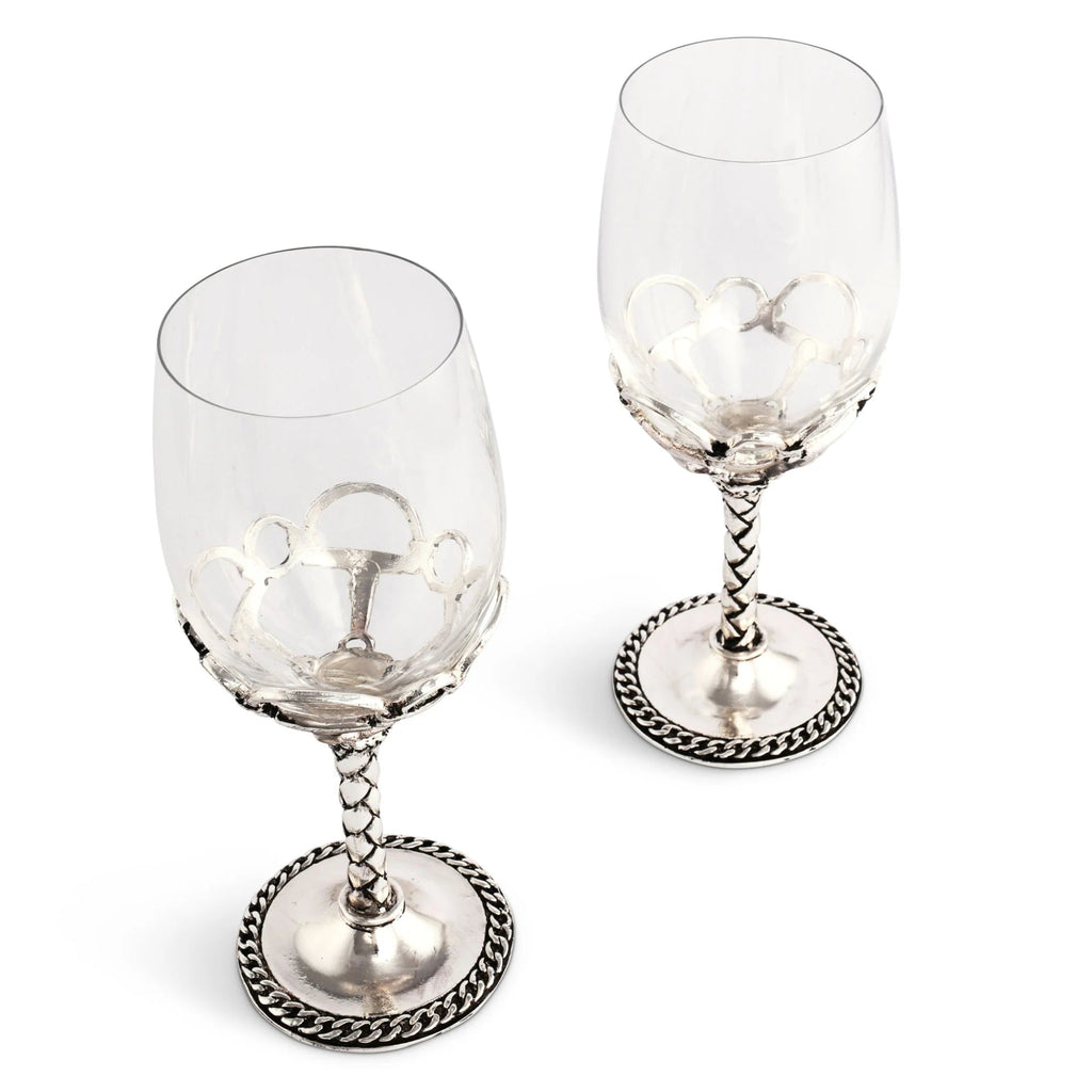 Snaffle Bit Wine Glass
