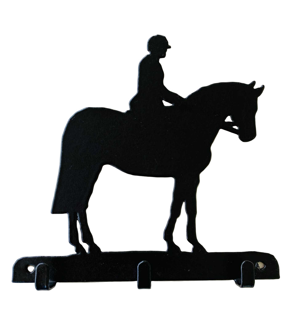 Standing Show Horse 3 Hook Key Rack