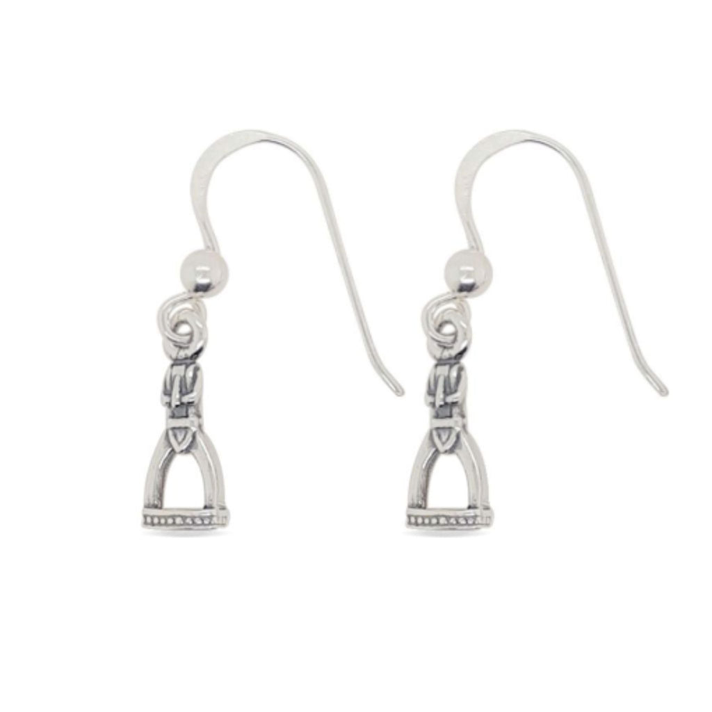 Sterling Silver Stirrup Drop Earring