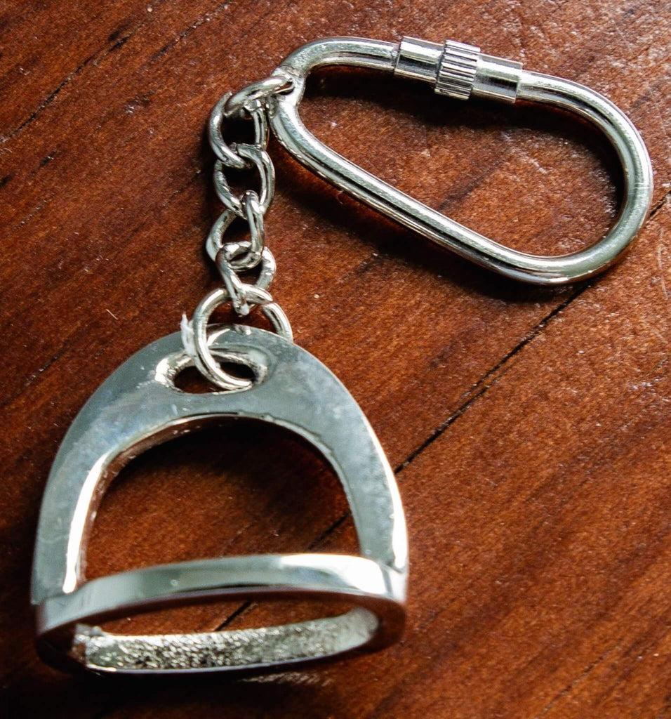 Stirrup key ring