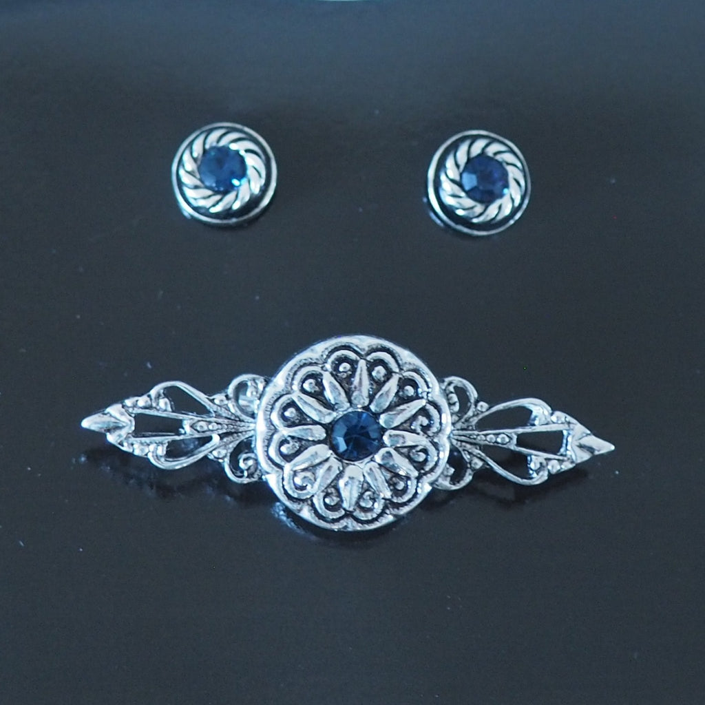 Stock Pin & Earring Set