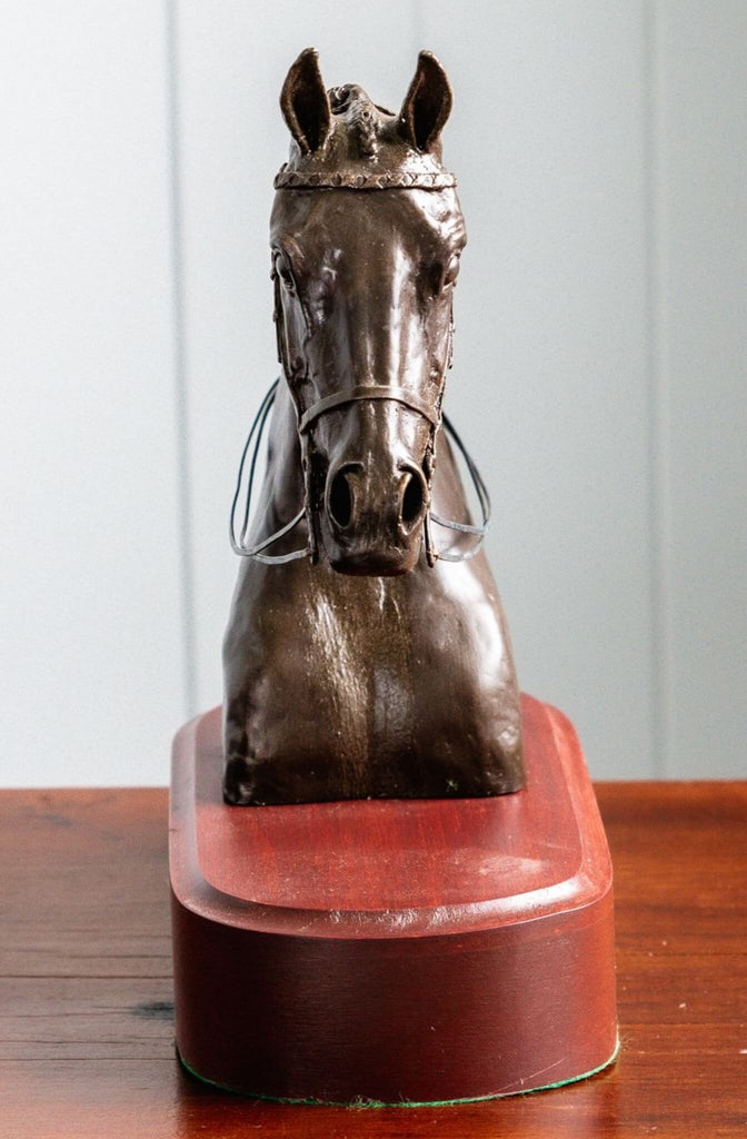 Mary Pinsent Thoroughbred Show Head Statue