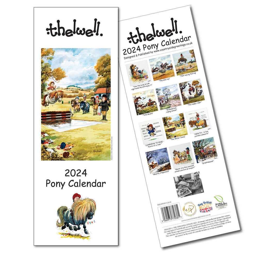 Thelwell Pony Calendar 2024