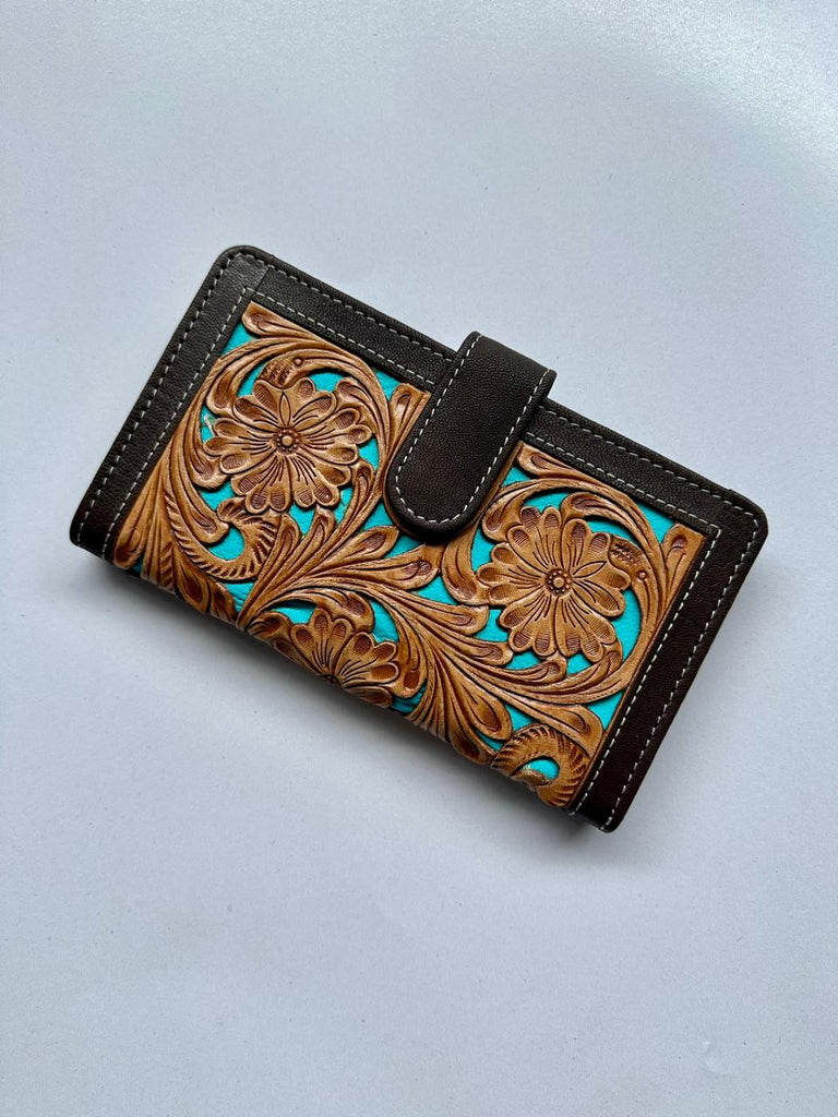 Tooled  Leather Wallet