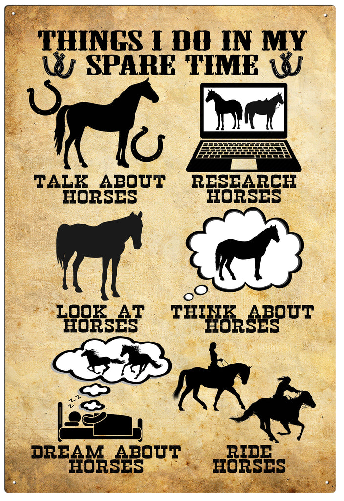 Things I Do In My Spare Time Sign