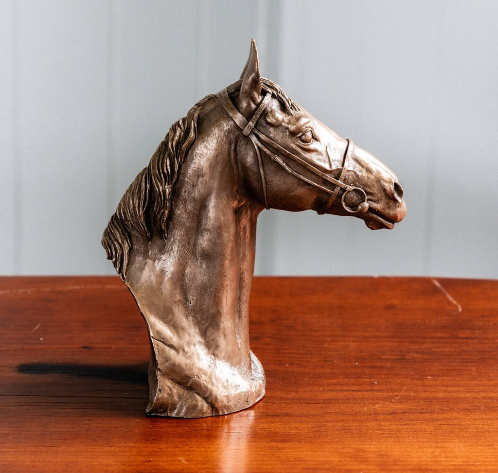 Thoroughbred  Head Sculpture