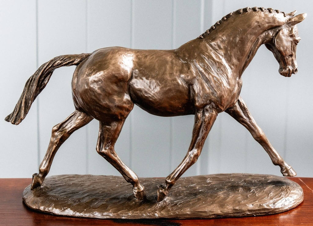 Trotting Warmblood Sculpture