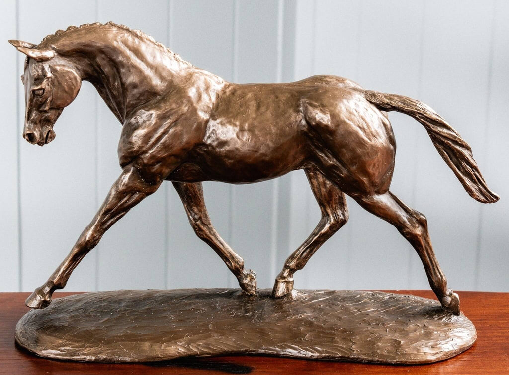 Trotting Warmblood Sculpture