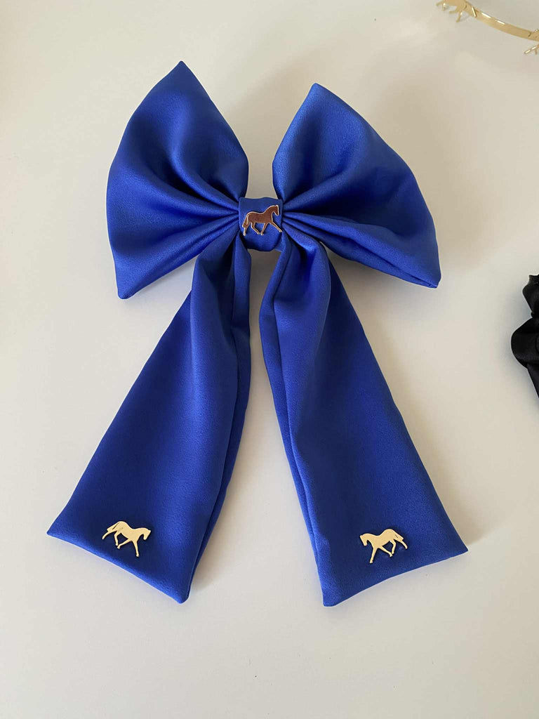 Horse Satin Hair Bows