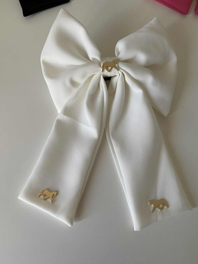 Horse Satin Hair Bows