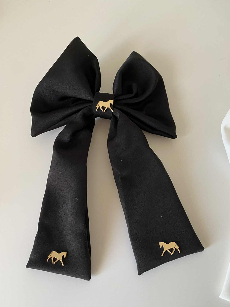 Horse Satin Hair Bows