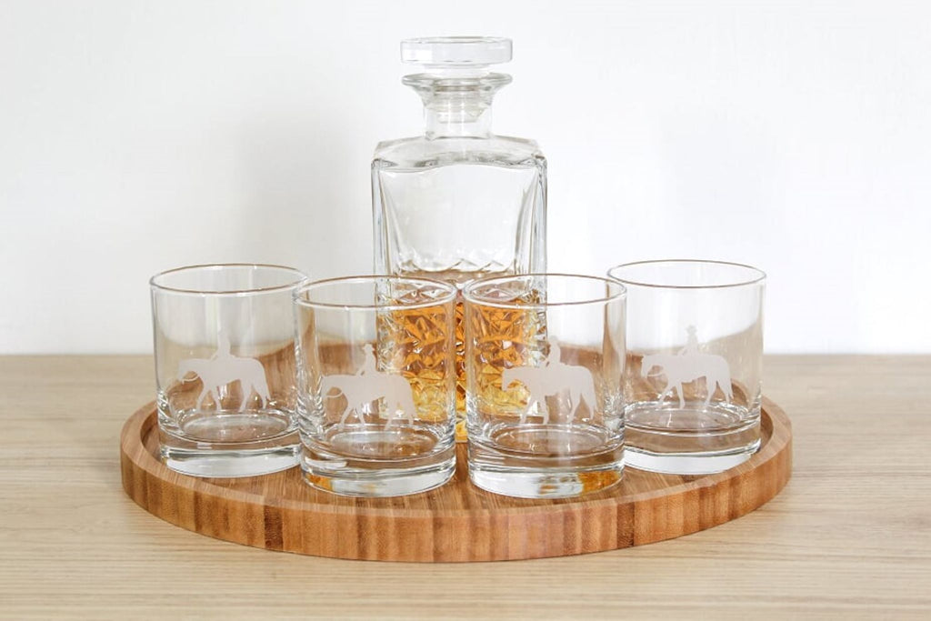 Western Glass Tumbler Set