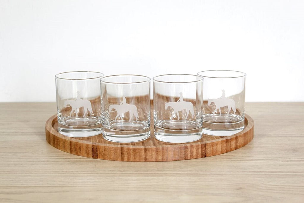 Western Glass Tumbler Set