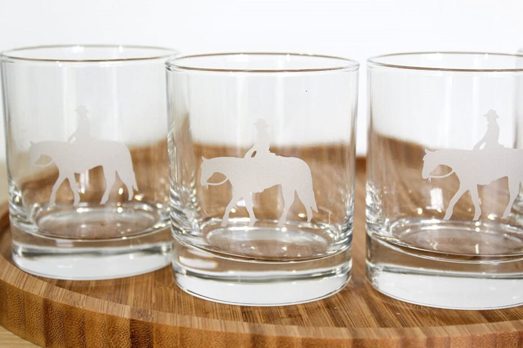 Western Glass Tumbler Set