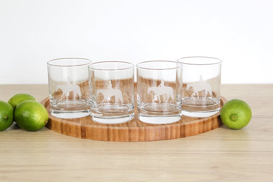 Western Glass Tumbler Set