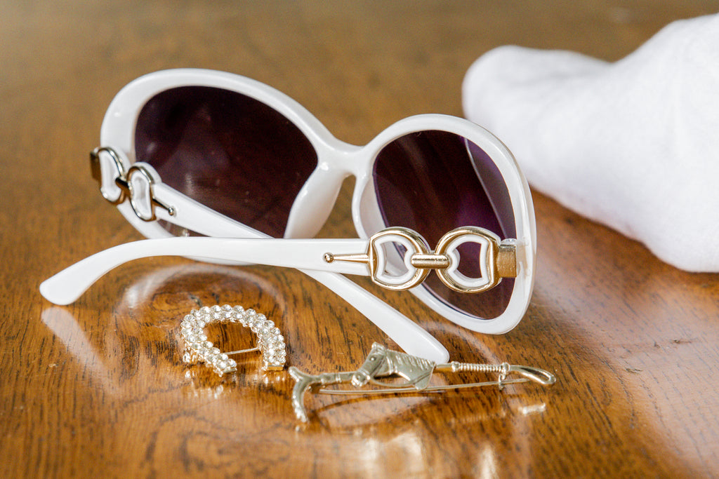 White Snaffle Sunglasses