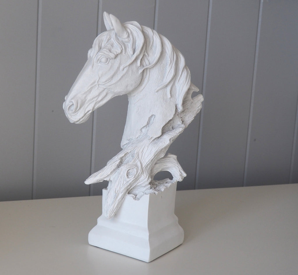 White Horse Head Bust