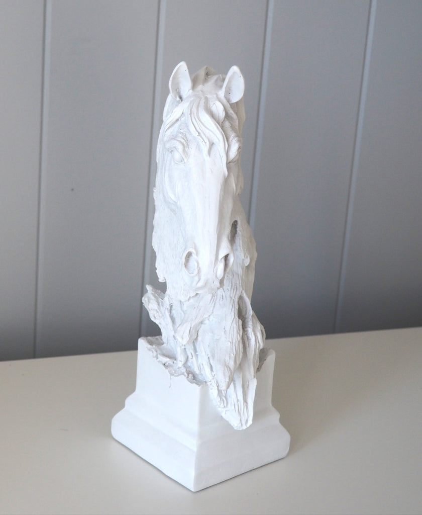 White Horse Head Bust