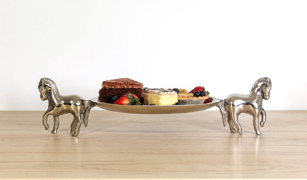2 Horses Cake Tray