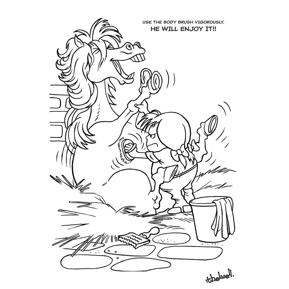 Thelwell's Coloring book.
