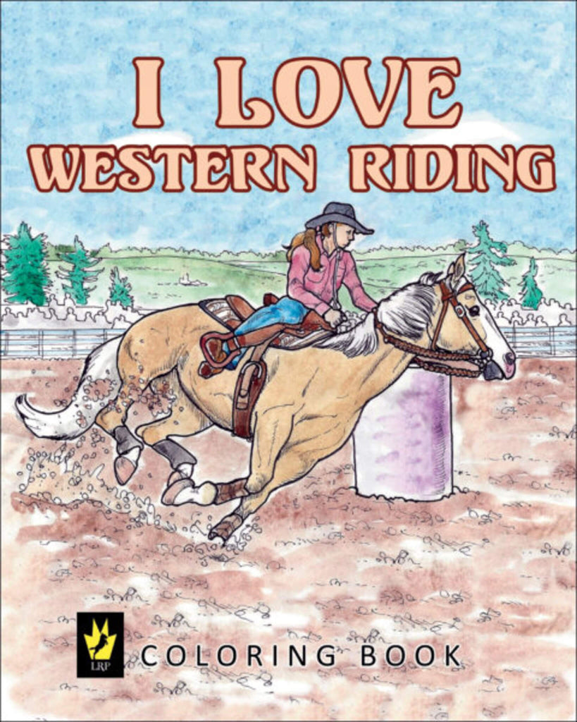 I Love Western Colouring Books