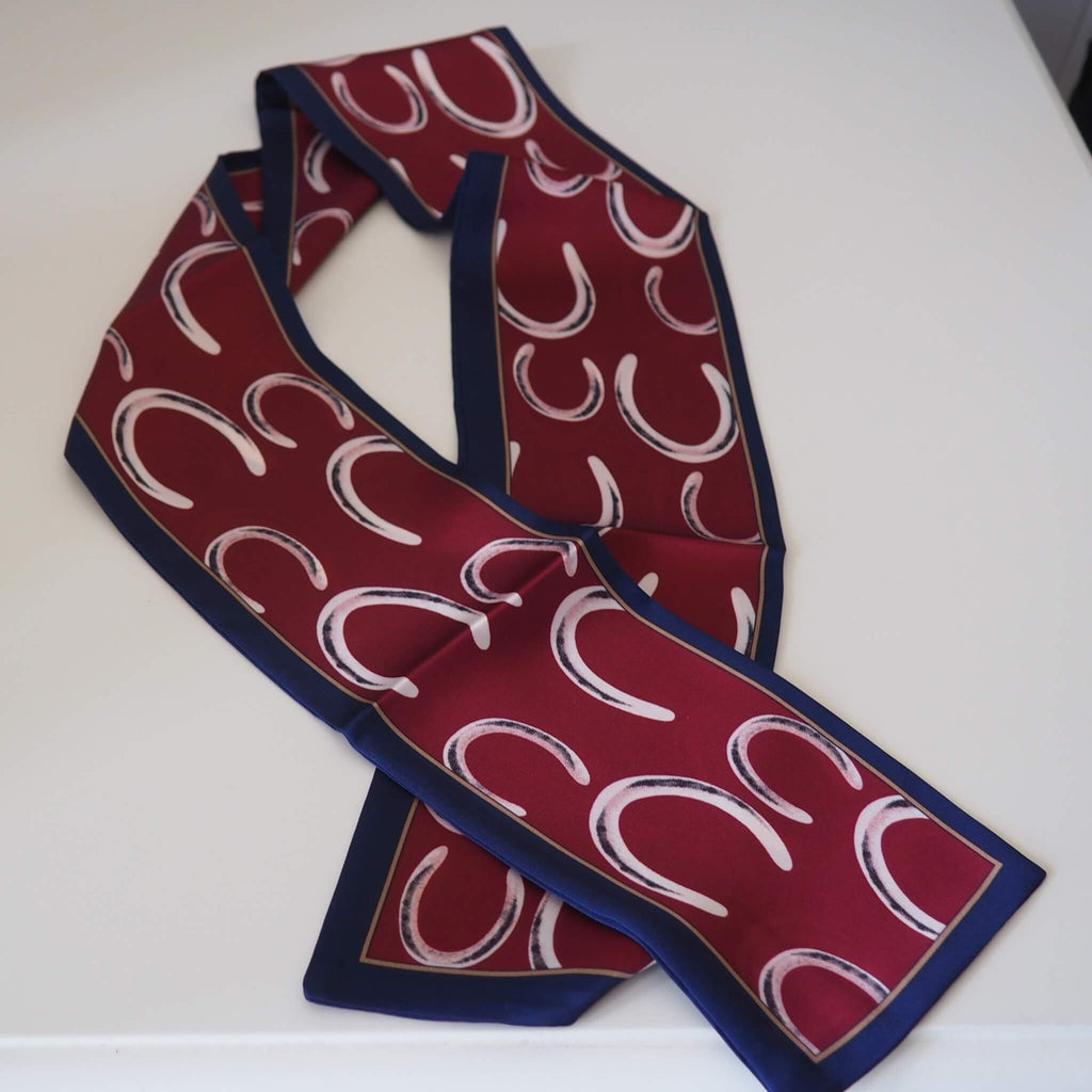 Horse Shoe Twilly Scarf