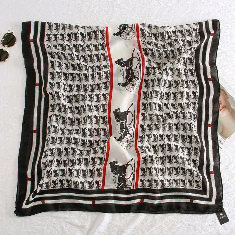 Hurstwood Carriage Horses Silky Scarf
