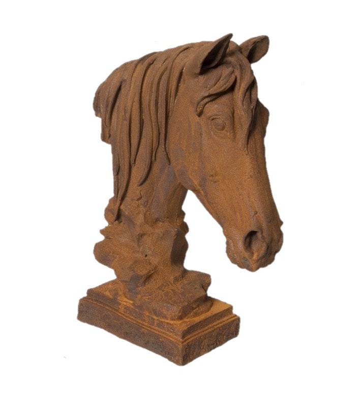 Nature Strip Horse Head Statue