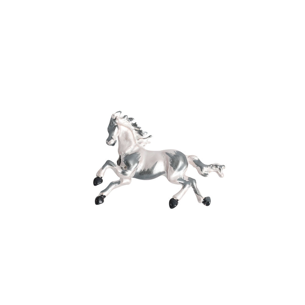 Dapple Grey Horse  Brooch