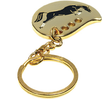 Gold Jumper Key Ring