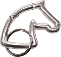 Snap Hook Horse Head Key Ring