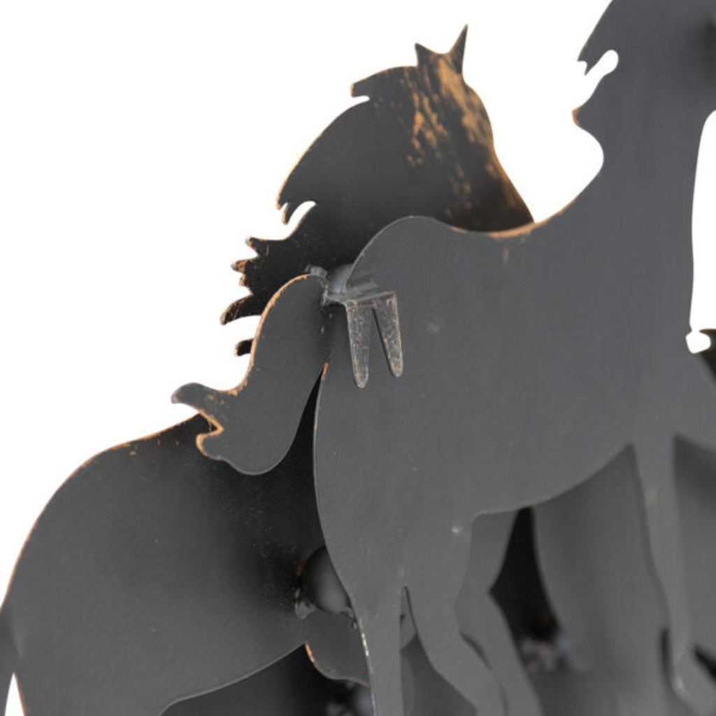 Cantering Horses 3D Wall Art