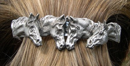 4 Horse Hair Barrette