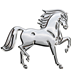 Metallic Horse Stickers