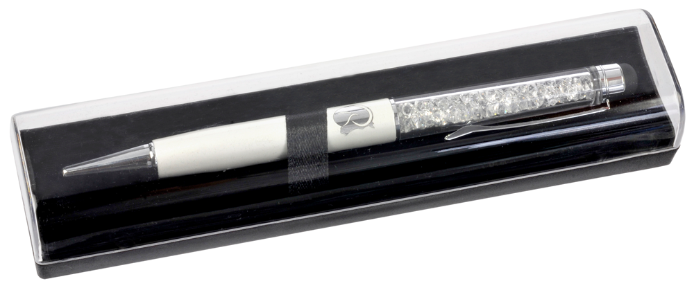 Diamond Touch Ball pen - White