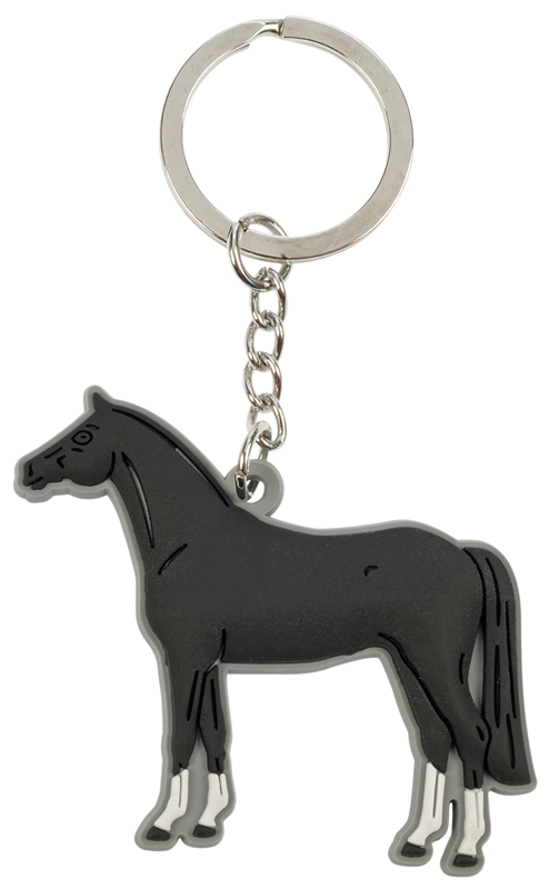 Black Horse Soft  Key Ring