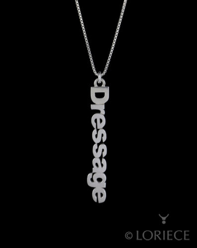 Dressage Text Necklace
