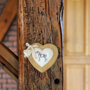 Heart Horse Decoration
