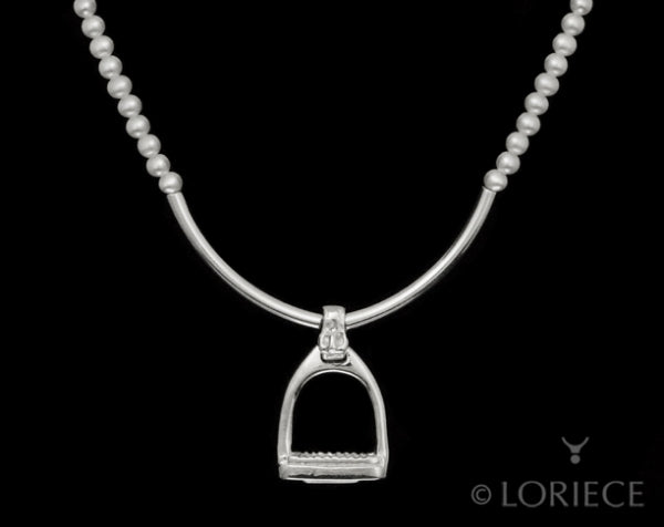 Stirrups with Pearls Necklace