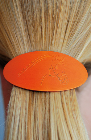 Copper Orange Hair Clip