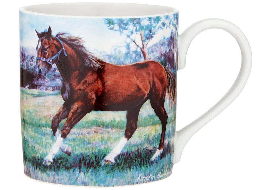 Beauty Of Horses Cantering Spirit City Mug