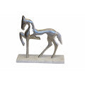 Prancing Art Deco Horse Statue