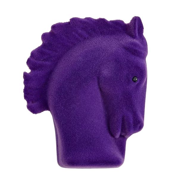 Purple Horse Shoe Earrings in Gift Box