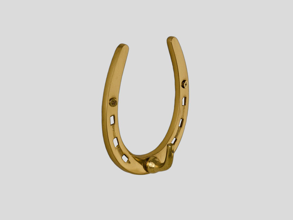 Horse Fare Brass Horsehead Bridle Bracket