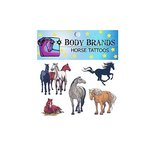 Body Brand Horse Tattoos,