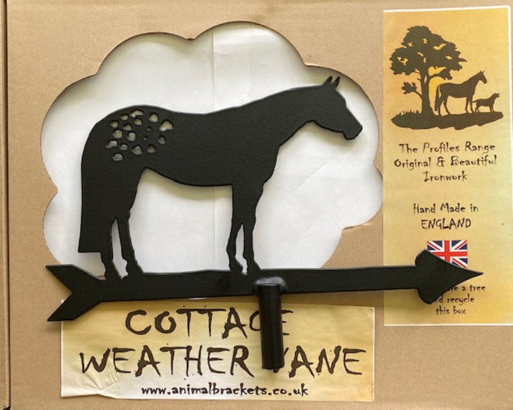 Appaloosa Equine Cottage Weathervane