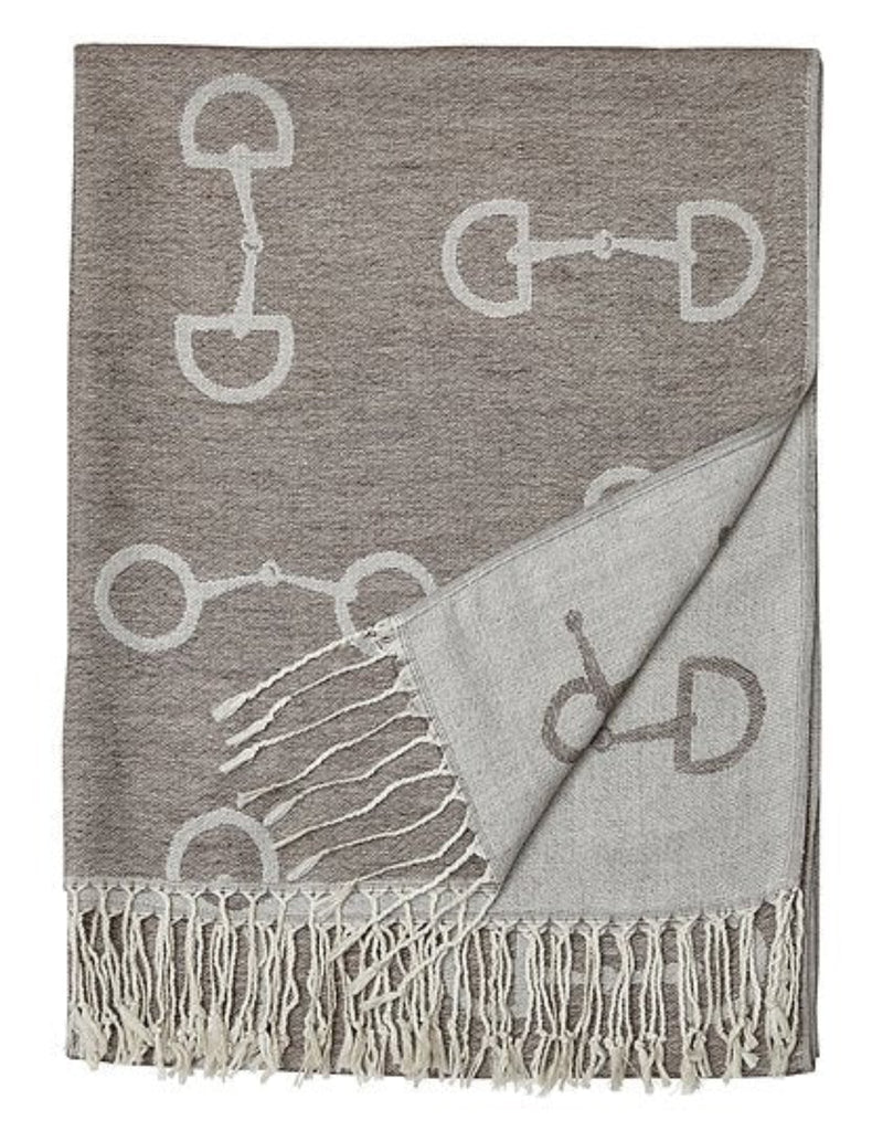 Beige & Ivory Snaffle Bit Scarf