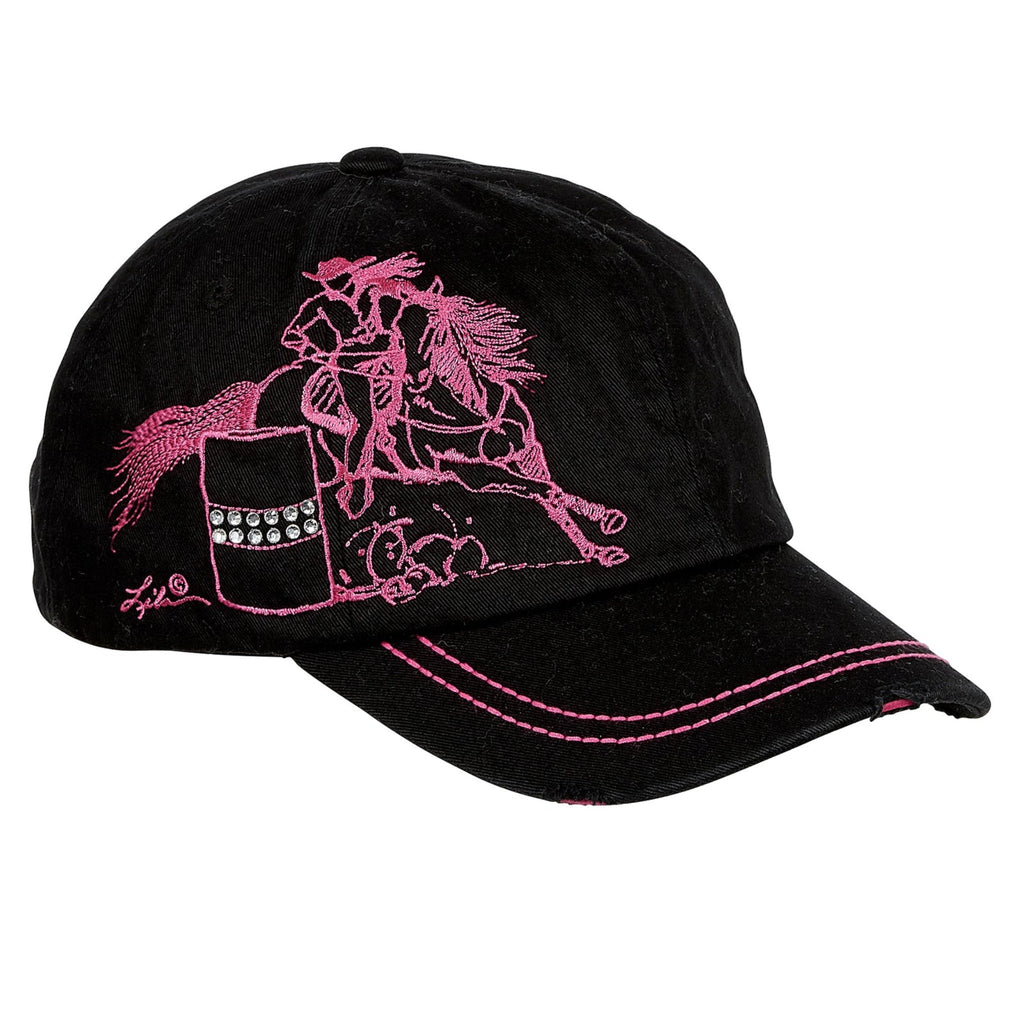 Black Barrel Racer Cap