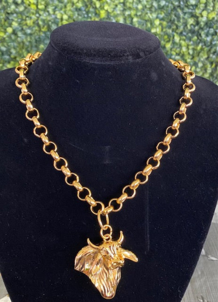 Brahman Necklace - Yellow Gold